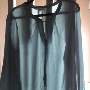 Turquoise spring top